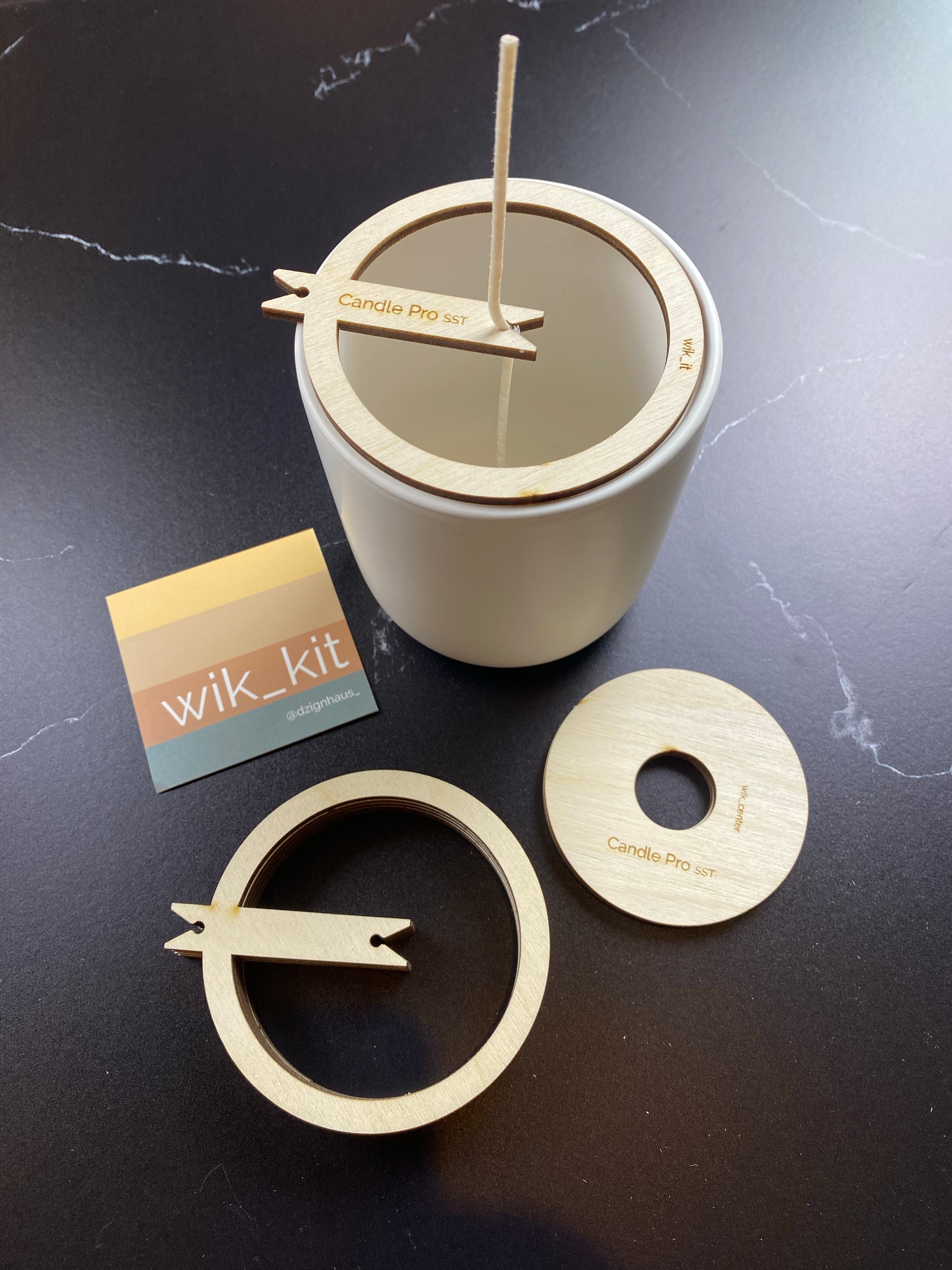 Wick Centering Tools - Three Wick Candles – Bespoke Candle Tools