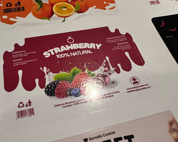 Product labels - Waterproof glossy