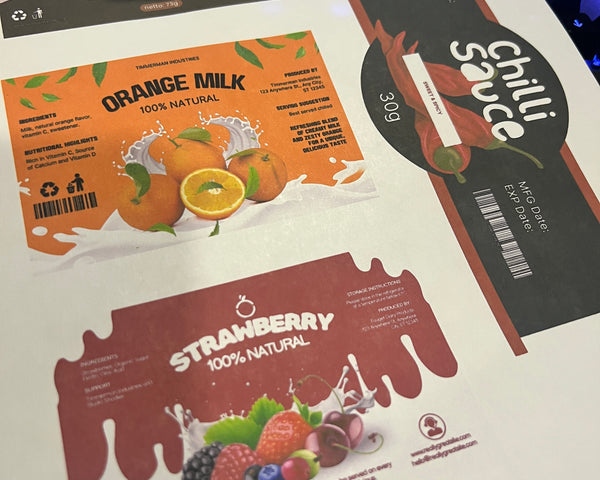 Product labels - Premium matte