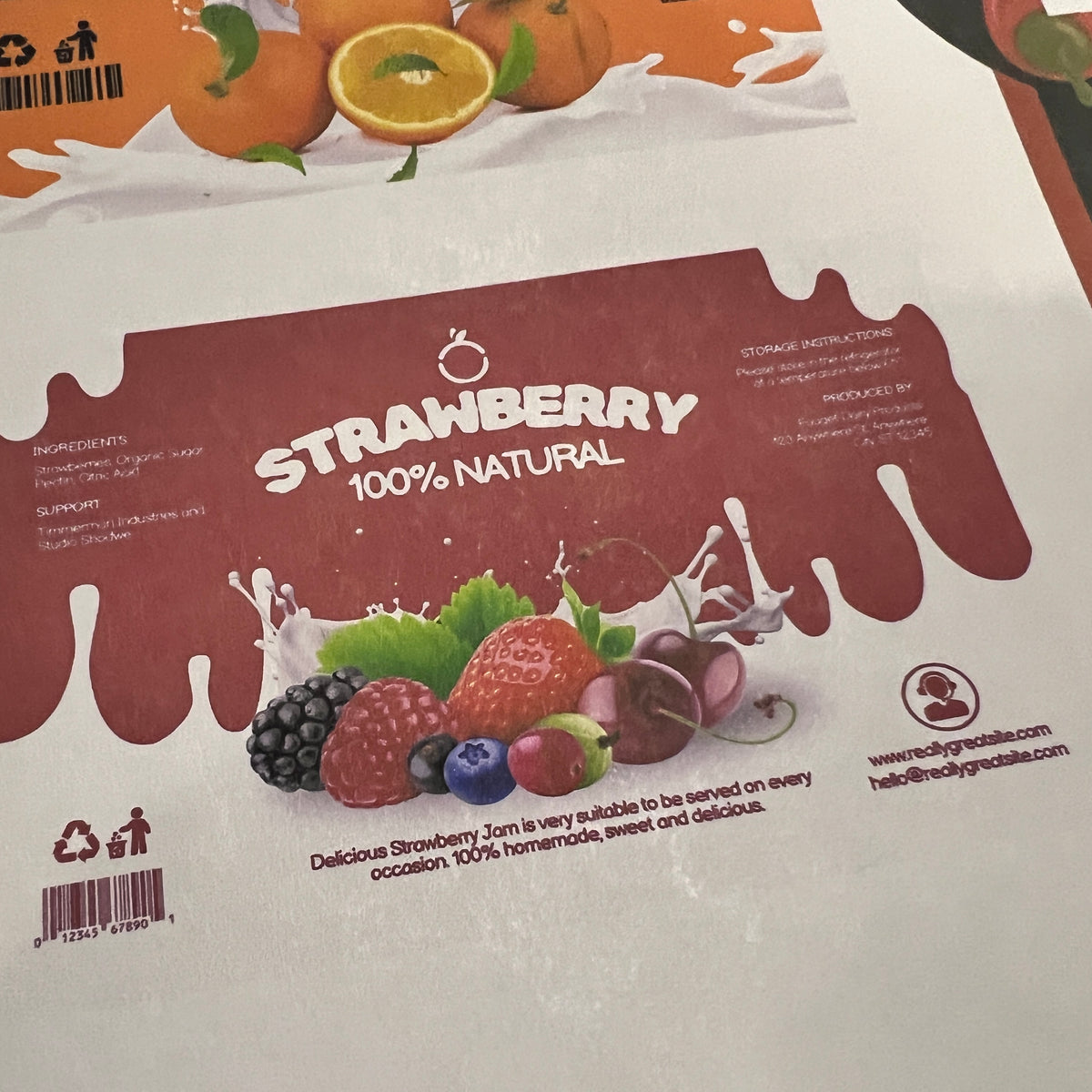 Product labels - Premium matte