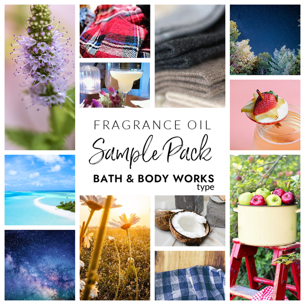 * Bath & Body Works (type) Fragrance Oil Sample Pack