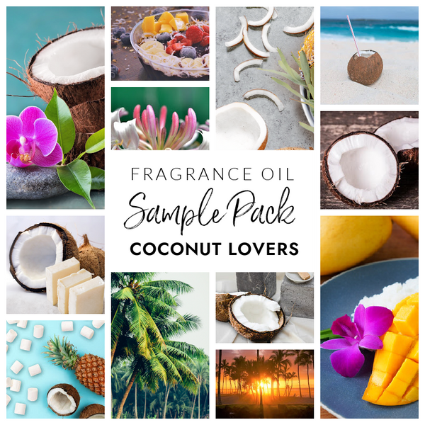 * Coconut Lovers Fragrance Sample Pack