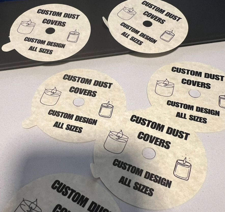 Candle Dust Covers - Double Wick (50 pack)