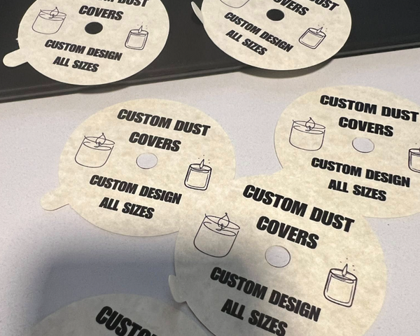 Candle Dust Covers - Wood Wick (50 pack)
