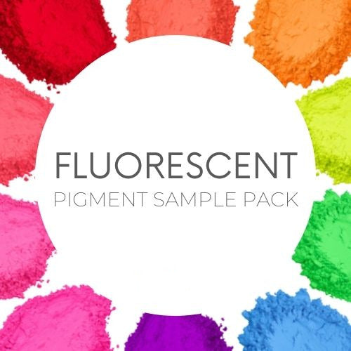 * Neon Fluorescent Pigment Sample Pack - 12 Fluorescent Colors