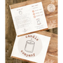 Digital Candle Care Cards | Rustic