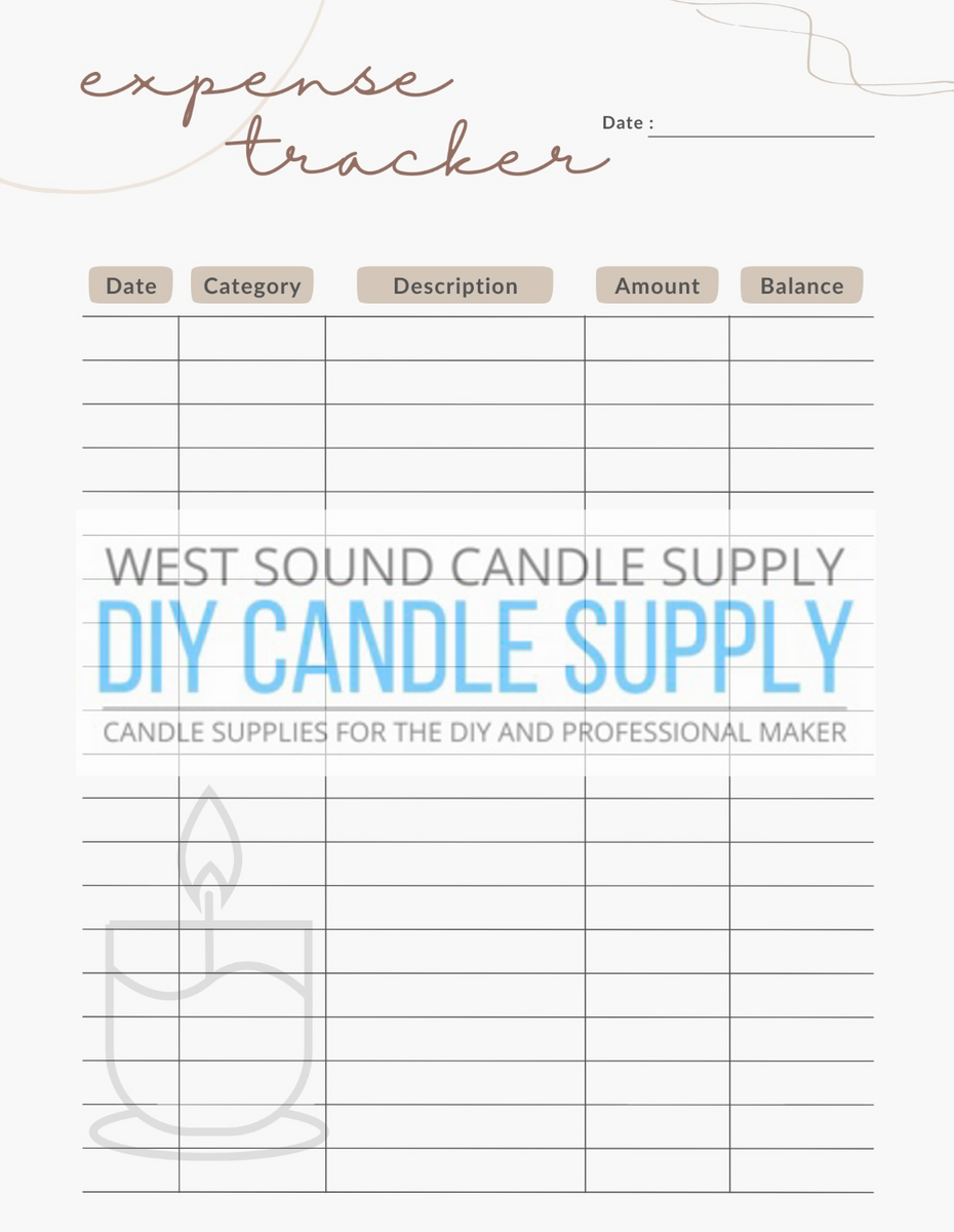 Candle Makers Budget & Finance Journal